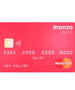 UK MONZO PREPAID MASTERCARD [CREDIT] | £5000